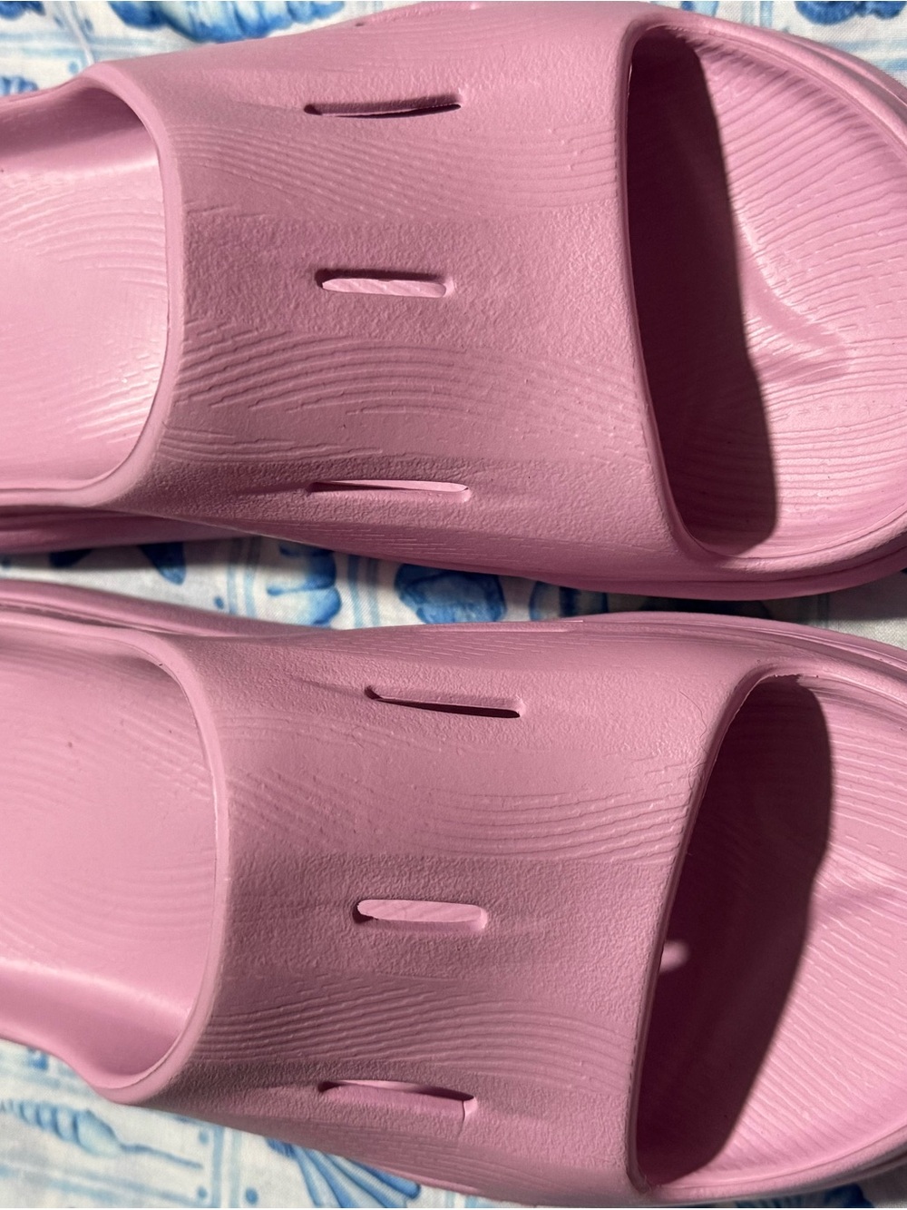 Hoka Bubblegum Pink Slip-On Slide Sandals